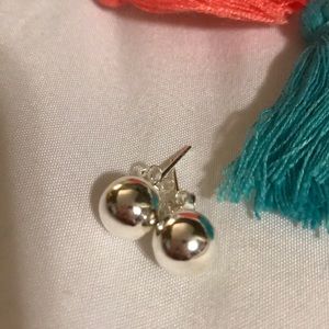 💗Cute Balls earring 💗 100% real silver